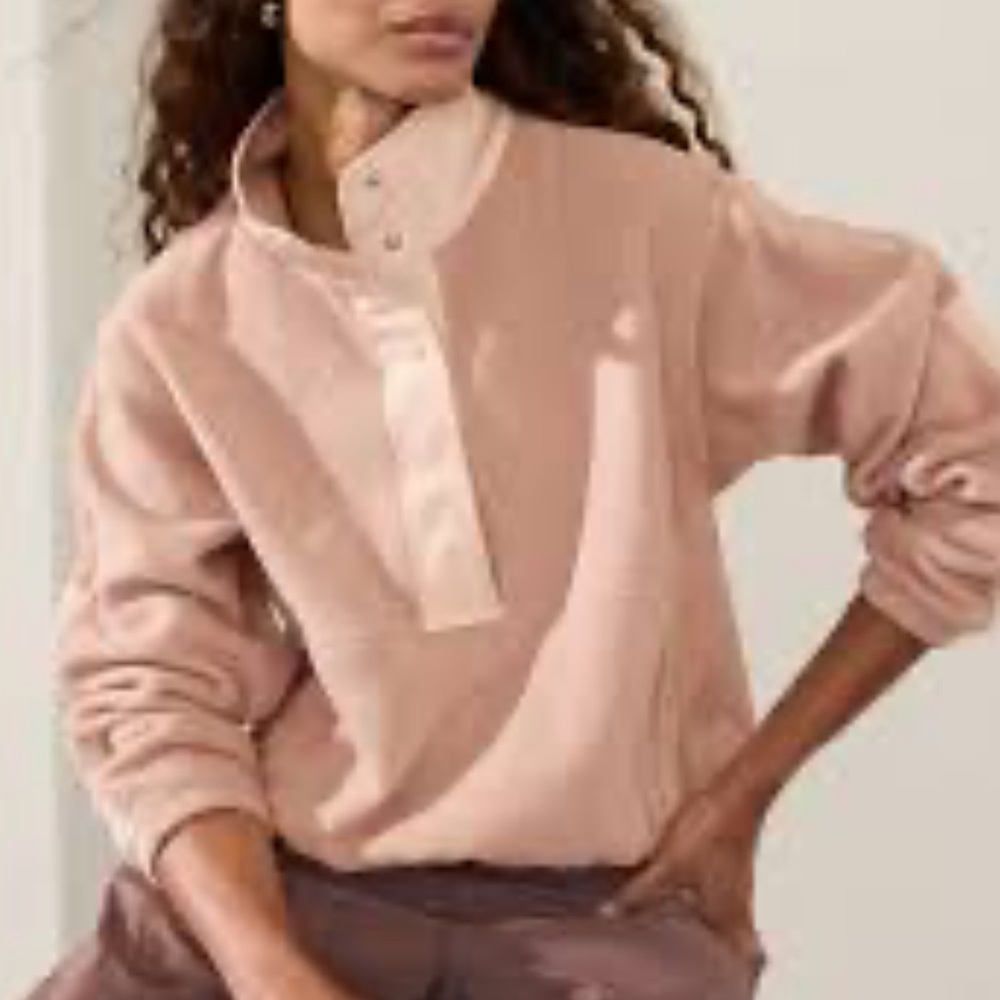 Athleta Overlook Microfleece Sweatshirt Size S